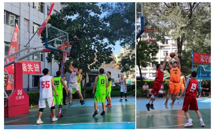 愛院建院,實干同行——賀省建科院成立65周年第十五屆“奮進杯”籃球系列賽隆重開幕(圖3) 愛院建院,實干同行——賀省建科院成立65周年第十五屆“奮進杯”籃球系列賽隆重開幕(圖3)
